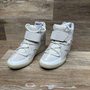 Sorel Out 'N About Sport Wedge White Sea Salt Bootie Women's Size 7.5
